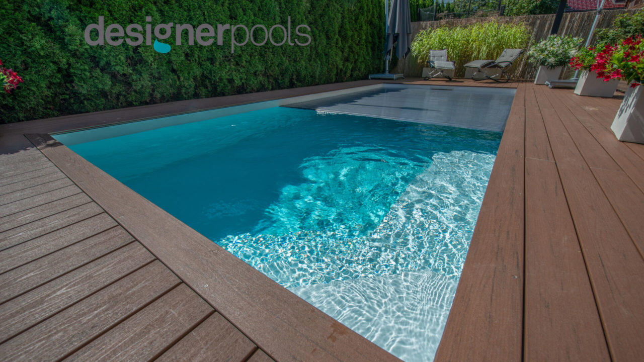 Rollladen Belize-Flachskimmerpool HYFLO - designerpools