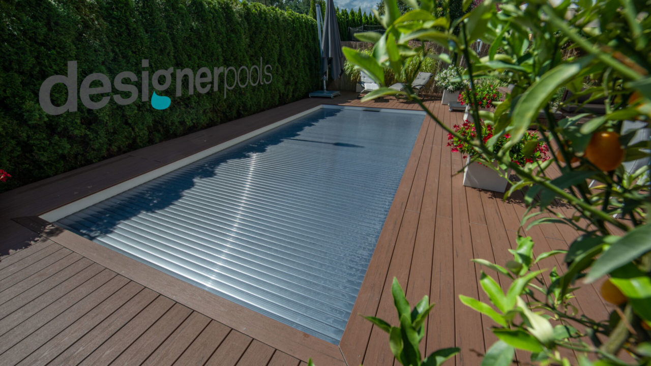 Rollladen Belize-Flachskimmerpool HYFLO - designerpools