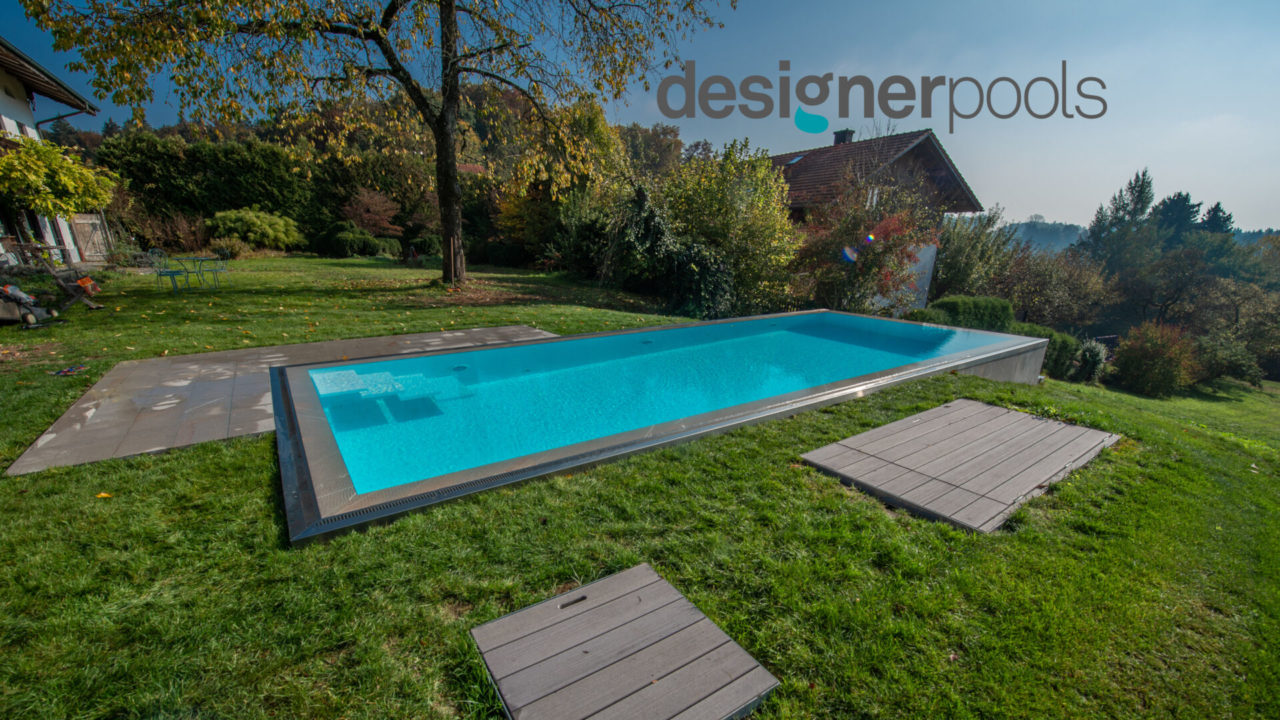 Belize-Überlaufpool INFINITY Stone - designerpools