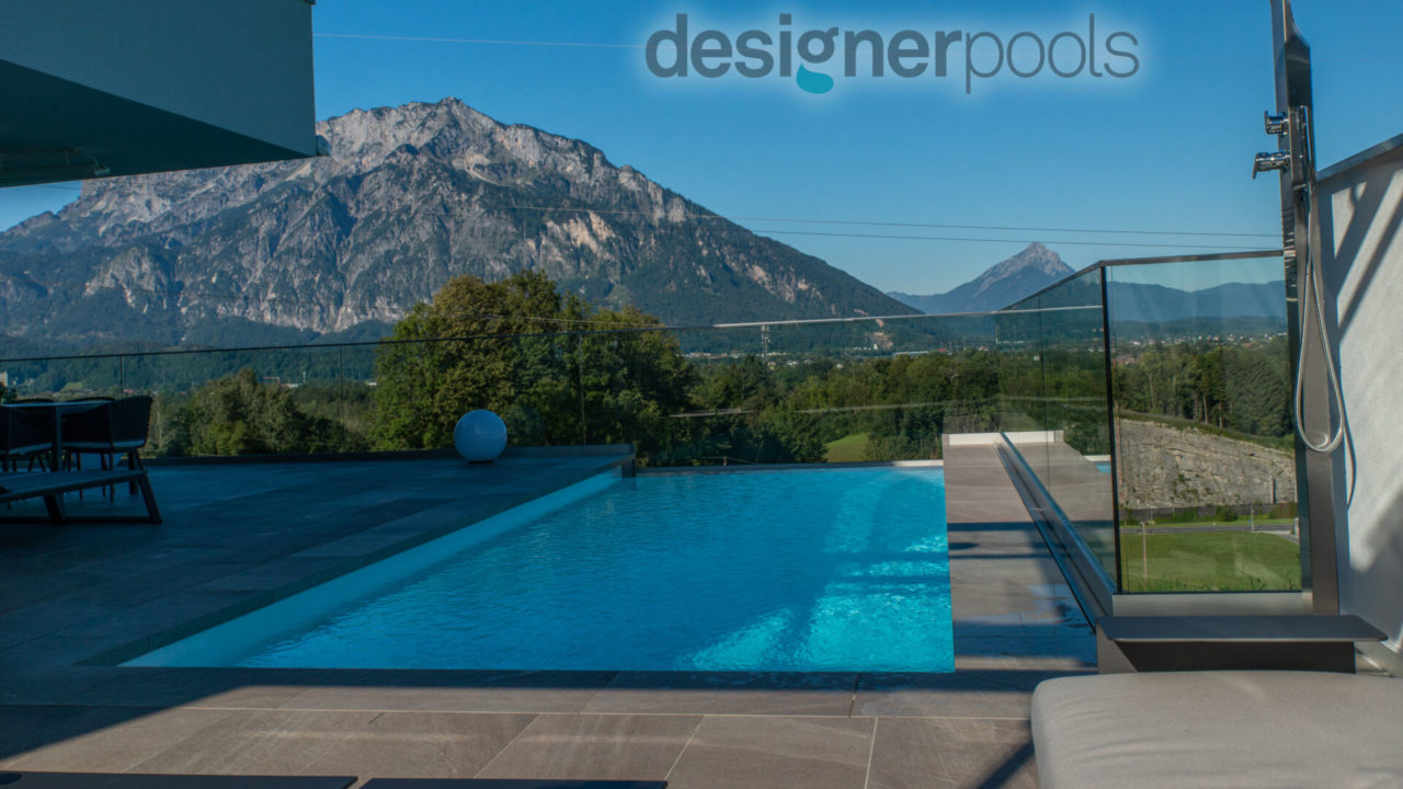 Belize-Überlaufpool INFINITY Stone - designerpools