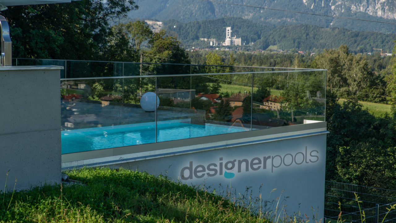 Belize-Überlaufpool INFINITY Stone - designerpools