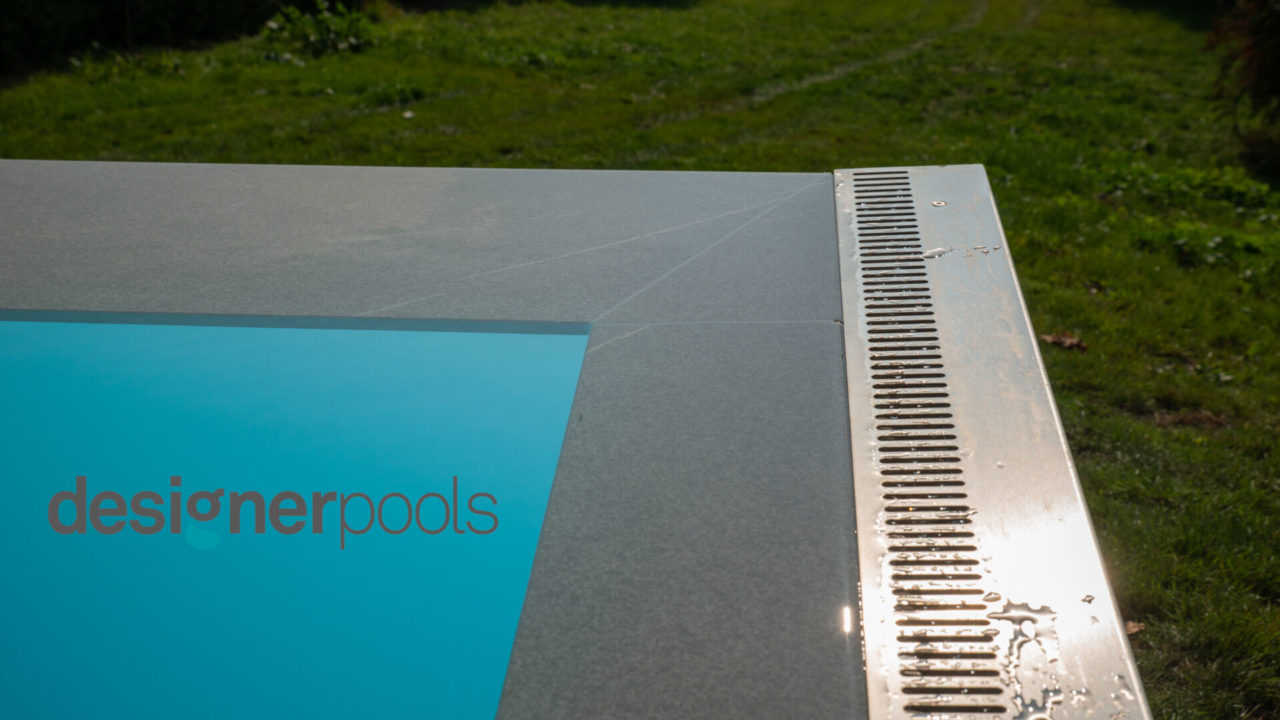 Belize-Überlaufpool INFINITY Stone - designerpools