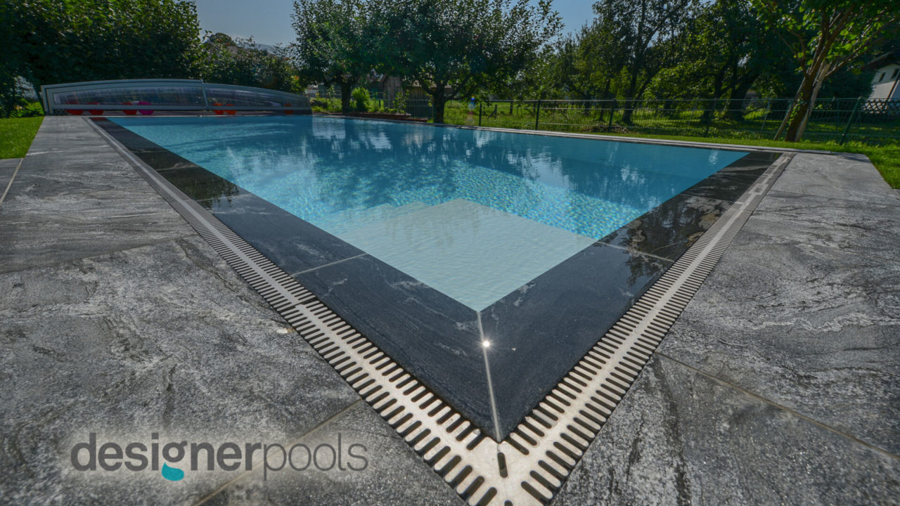 Belize-Überlaufpool OVERFLOW Stone - designerpools